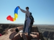Александр Лебедев на одной из вершин Гранд-Каньона, США