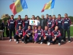Команда ''Молдова'' на чемпионате по футболу ''Mundialido''. Капитан Андрей Чепрага
