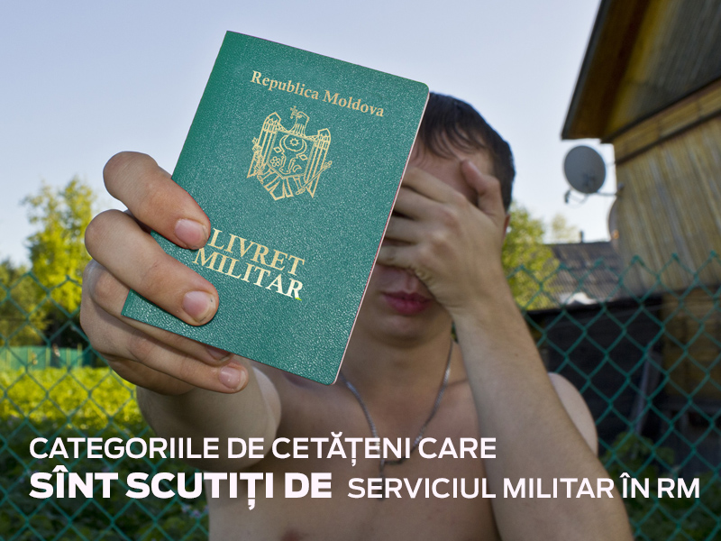 Cetățenii domiciliaţi permanent în străinătate sînt scutiți de serviciul militar în RM
